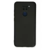 Newface Xiaomi Redmi Note 9 Kılıf Nano içi Kadife Silikon - Siyah