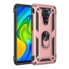 Newface Xiaomi Redmi Note 9 Kılıf Sofya Yüzüklü Silikon Kapak - Rose