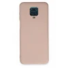 Newface Xiaomi Redmi Note 9 Pro Kılıf Nano içi Kadife Silikon - Pudra