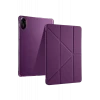 Newface Xiaomi Redmi Pad 2 Kalemlikli Mars Tablet Kılıfı - Mürdüm