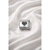 Çelik Kalp Charm – Parlak Çelik Bileklik Aksesuarı | Sevgi Temalı Modüler Charm