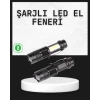 Odak Ayarlı 2000 Lümen Şarjlı LED El Feneri