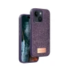 Onegif Apple iPhone 14 Bright Simli Kapak - Derin Mor