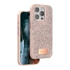 Onegif Apple iPhone 14 Pro Max Bright Simli Kapak - Pembe