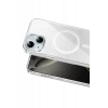 Onegif Apple iPhone 14 Sora Simli Magsafe Kapak - Beyaz