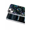 Onegif Apple iPhone 15 Mila Dalgalı Magsafe Kapak - Lacivert