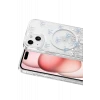 Onegif Apple iPhone 15 Misk Simli Magsafe Kapak - Desen 3