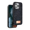 Onegif Apple iPhone 15 Pro Max Bright Simli Kapak - Siyah