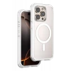 Onegif Apple iPhone 15 Pro Max Hulk Magsafe Kapak - Beyaz