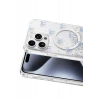 Onegif Apple iPhone 15 Pro Max Misk Simli Magsafe Kapak - Desen 3