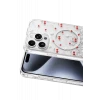 Onegif Apple iPhone 15 Pro Max Misk Simli Magsafe Kapak - Desen 5