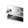Onegif Apple iPhone 15 Sora Simli Magsafe Kapak - Siyah