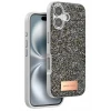 Onegif Apple iPhone 16 Bright Simli Kapak - Gümüş