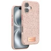 Onegif Apple iPhone 16 Bright Simli Kapak - Pembe