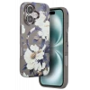 Onegif Apple iPhone 16 Flower Series Magsafe Kapak - Gri