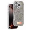 Onegif Apple iPhone 16 Pro Bright Simli Kapak - Çöl Titanyum