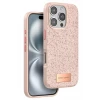 Onegif Apple iPhone 16 Pro Bright Simli Kapak - Pembe