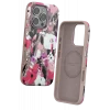 Onegif Apple iPhone 16 Pro Flower Series Magsafe Kapak - Pembe