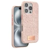 Onegif Apple iPhone 16 Pro Max Bright Simli Kapak - Pembe