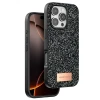 Onegif Apple iPhone 16 Pro Max Bright Simli Kapak - Siyah