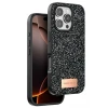 Onegif Apple iPhone 16 Pro Max Bright Simli Kapak - Siyah