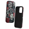 Onegif Apple iPhone 16 Pro Max Flower Series Magsafe Kapak - Siyah