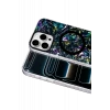 Onegif Apple iPhone 16 Pro Max Mila Dalgalı Magsafe Kapak - Lacivert