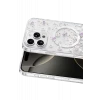 Onegif Apple iPhone 16 Pro Max Misk Simli Magsafe Kapak - Desen 2