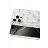 Onegif Apple iPhone 16 Pro Max Misk Simli Magsafe Kapak - Desen 3