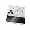 Onegif Apple iPhone 16 Pro Max Misk Simli Magsafe Kapak - Desen 5