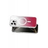 Onegif Apple iPhone 16 Pro Max Sora Simli Magsafe Kapak - Kırmızı