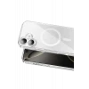 Onegif Apple iPhone 16 Sora Simli Magsafe Kapak - Beyaz
