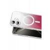 Onegif Apple iPhone 16 Sora Simli Magsafe Kapak - Kırmızı