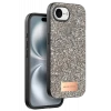 Onegif Apple iPhone 16E Bright Simli Kapak - Çöl Titanyum