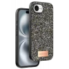 Onegif Apple iPhone 16E Bright Simli Kapak - Gümüş