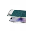 Onegif Apple iPhone 17 Air Bright Simli Kapak - Koyu Yeşil