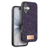 Onegif Apple iPhone 17 Bright Simli Kapak - Derin Mor