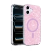 Onegif Apple iPhone 17 Mila Dalgalı Magsafe Kapak - Lila