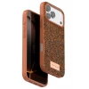 Onegif Apple iPhone 17 Pro Bright Simli Kapak - Turuncu