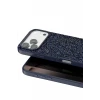 Onegif Apple iPhone 17 Pro Max Bright Simli Kapak - Mavi