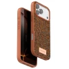 Onegif Apple iPhone 17 Pro Max Bright Simli Kapak - Turuncu
