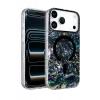 Onegif Apple iPhone 17 Pro Max Mila Dalgalı Magsafe Kapak - Lacivert