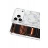 Onegif Apple iPhone 17 Pro Max Misk Simli Magsafe Kapak - Desen 3