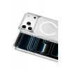 Onegif Apple iPhone 17 Pro Sora Simli Magsafe Kapak - Beyaz