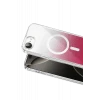 Onegif Apple iPhone 17E Sora Simli Magsafe Kapak - Kırmızı