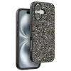 Onegif Apple iPhone 16 Plus Bright Simli Kapak - Gümüş
