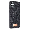 Onegif Samsung Galaxy A06 Bright Simli Kapak - Siyah