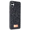 Onegif Samsung Galaxy A06 Bright Simli Kapak - Siyah