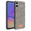 Onegif Samsung Galaxy A07 4G Bright Simli Kapak - Gümüş