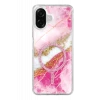 Onegif Samsung Galaxy A07 4G Lotus Simli Magsafe Kapak - Pembe
